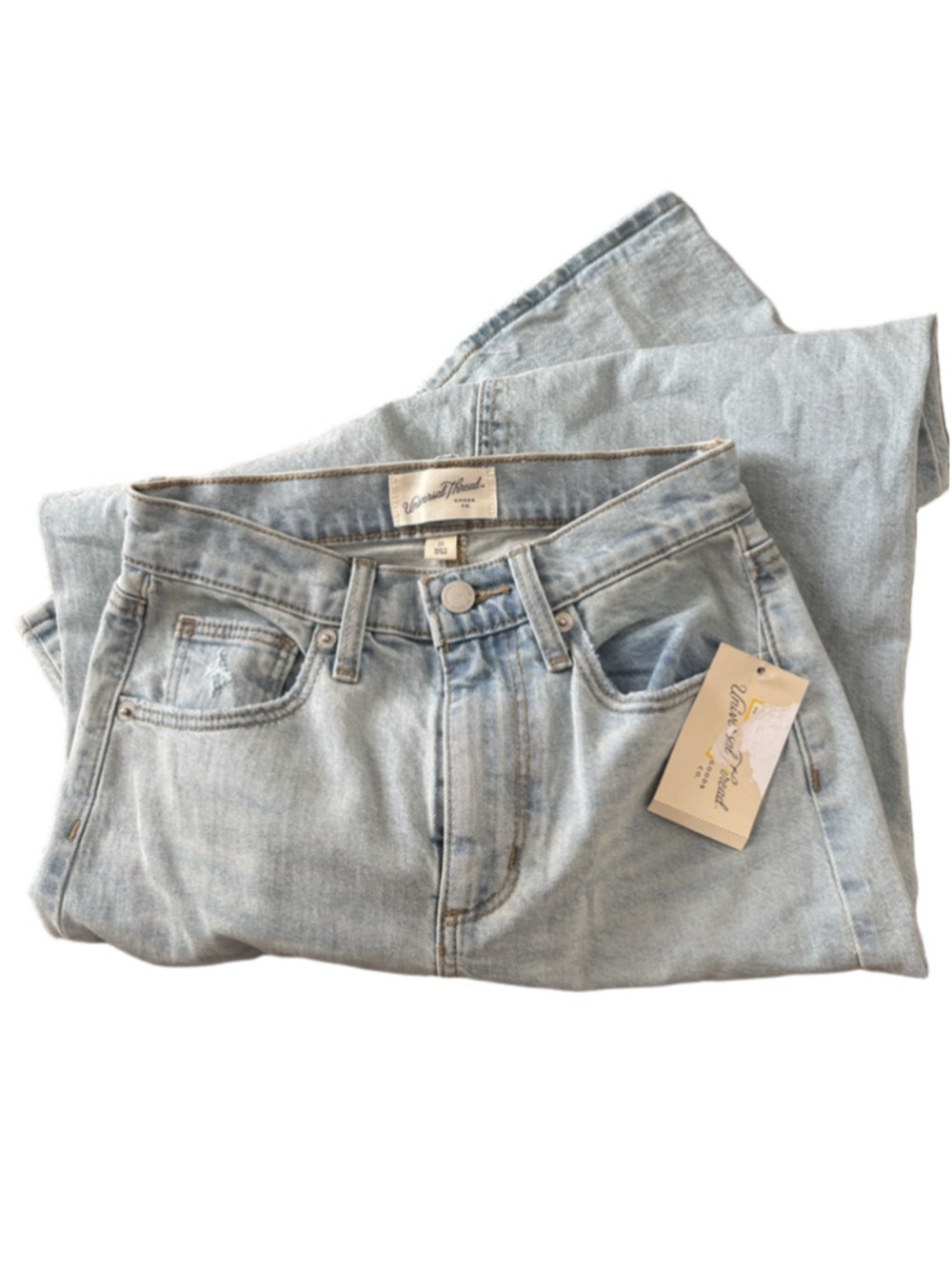 NWT. Women's Universal Thread Light Blue Denim Maxi Skirt Size 00 - Picture 4 of 4